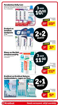 Prodent en Zendium tandpasta, 75 ml M.u.v. multipakken. - Voorbeeld van een folder van Kruidvat, geldig van 17.02.2026 | Pagina: 41