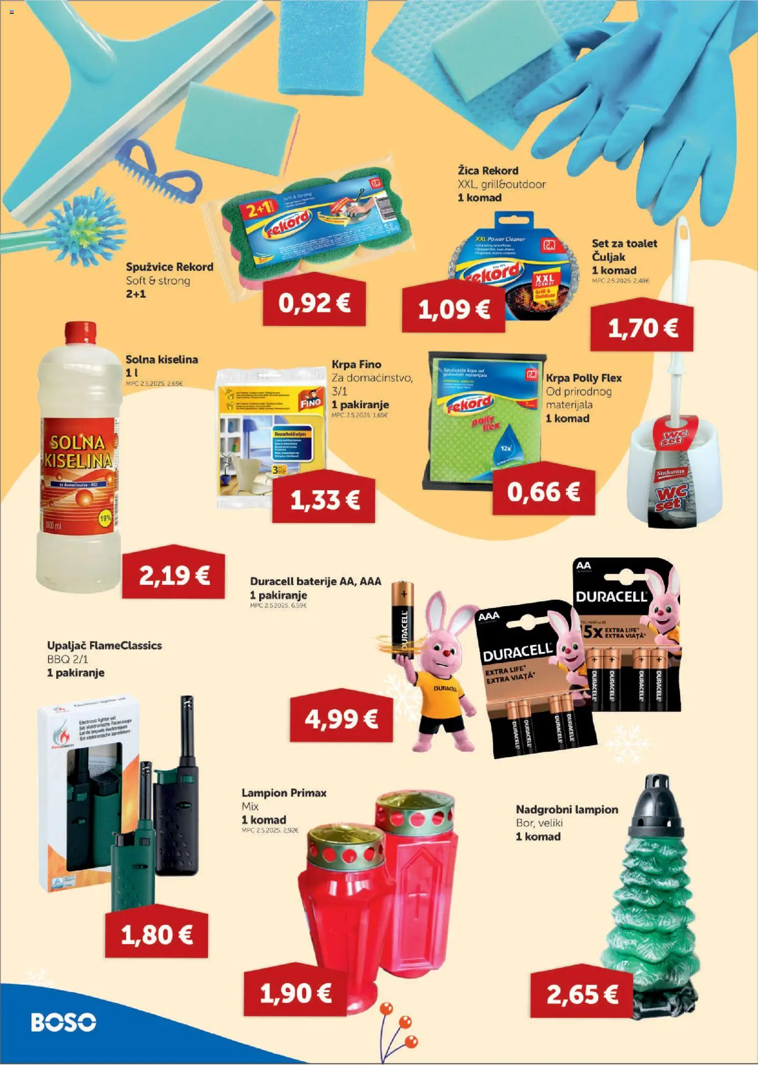 Boso katalog | vrijedi od 04.12.2025 | Stranica: 14 | Proizvodi: Solna kiselina, Krpa, Lampion, Upaljač