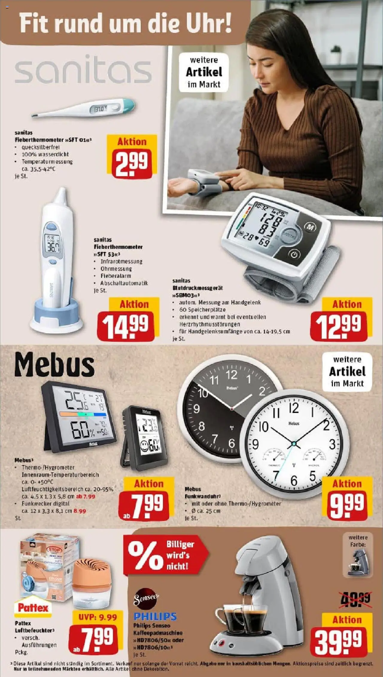 Rewe prospekt Saarbrücken / Klarenthal	 – gültig ab 06.10.2025 | Seite: 27 | Produkte: Philips, Senseo, Thermometer, Monitor