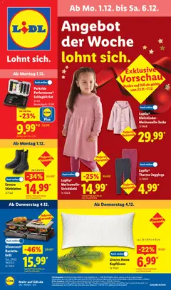 Lidl - Prospekt ab 01.12.2025 gültig