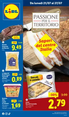 Anteprima del volantino Lidl Centro Italia catalogo valido a partire dal 21.07.2025
