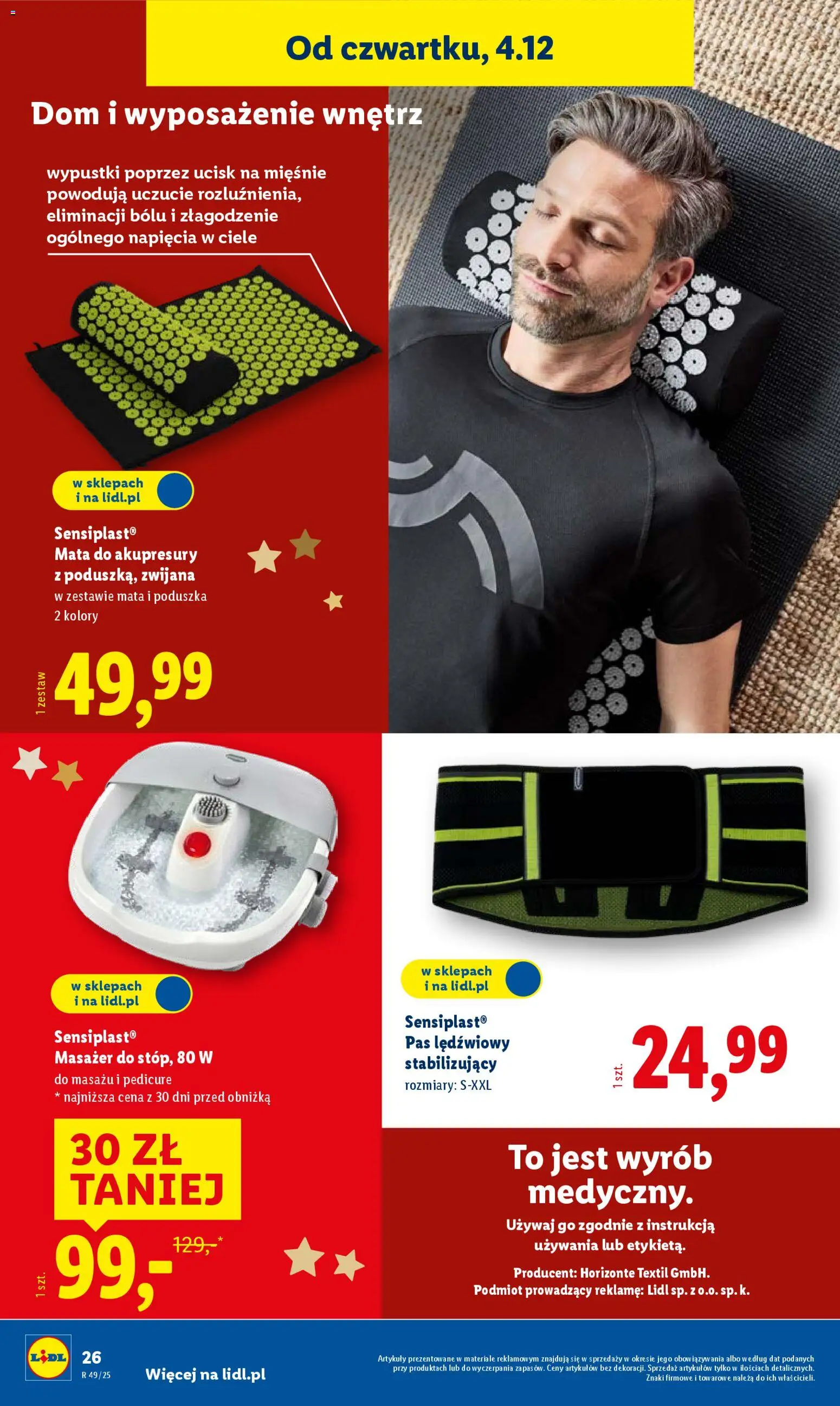 Lidl Gazetka - Cyber Monday od 01.12.2025 | Strona: 32 | Produkty: Poduszka