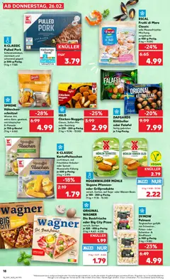 Kaufland Prospekt 	 ab 26.02.2026 gültig | Seite: 18 | Produkte: Iglo, Pizza, Rindfleisch, Frischkase