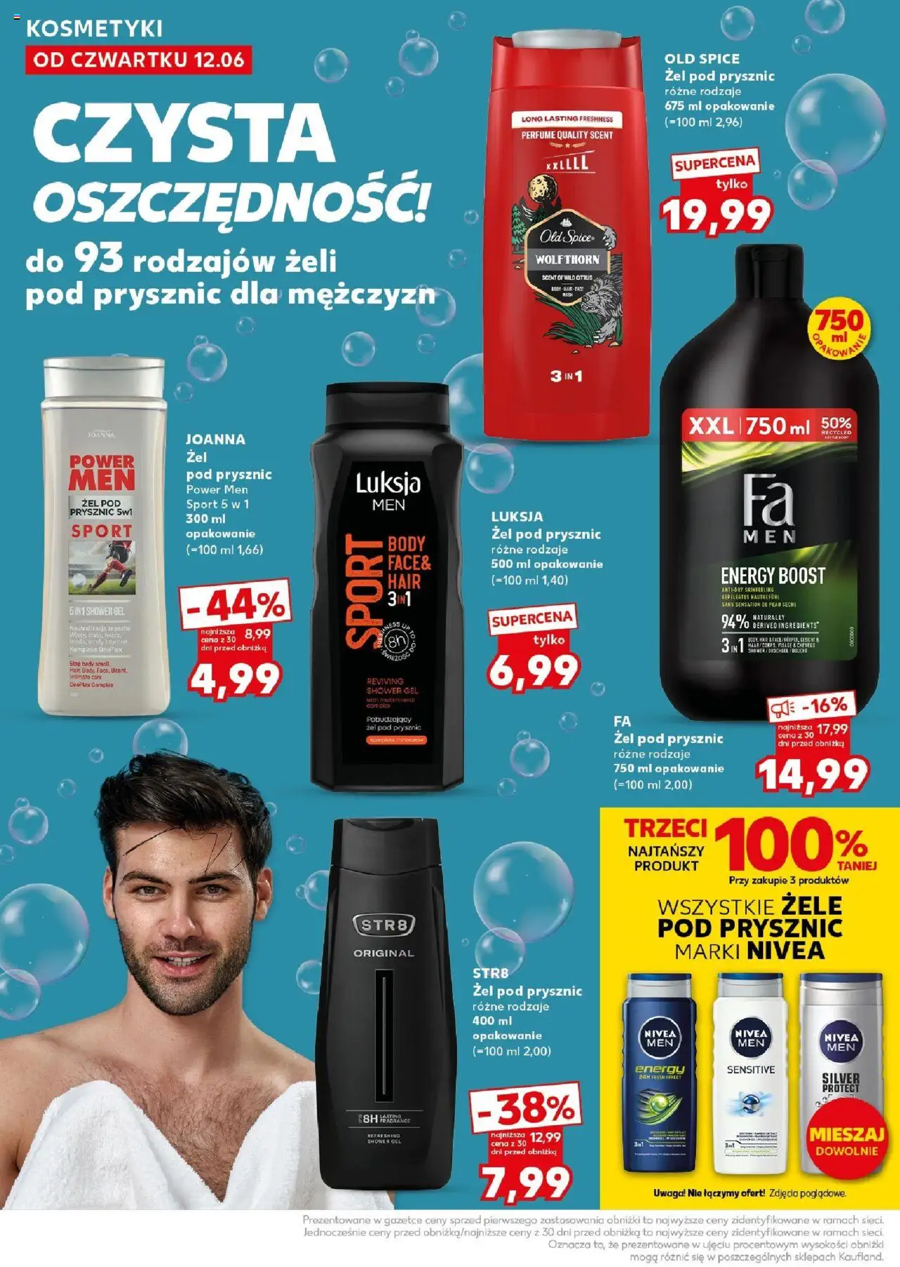 Kaufland gazetka - Super Sobota od 14.06.2025 | Strona: 26 | Produkty: Kosmetyki, Prysznic, Żel pod prysznic, Old spice
