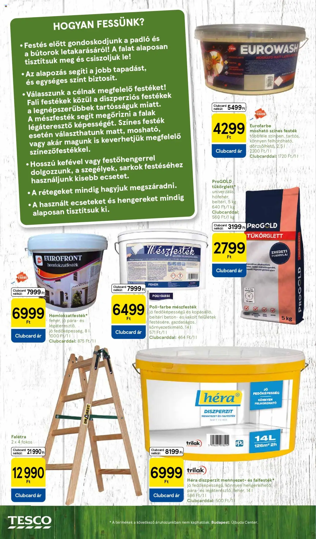 Tesco akciós ujság - amely érvényes a következő dátumtól: 04.06.2025 | Oldal: 8 | Termékek: Lime, Beton, Festék