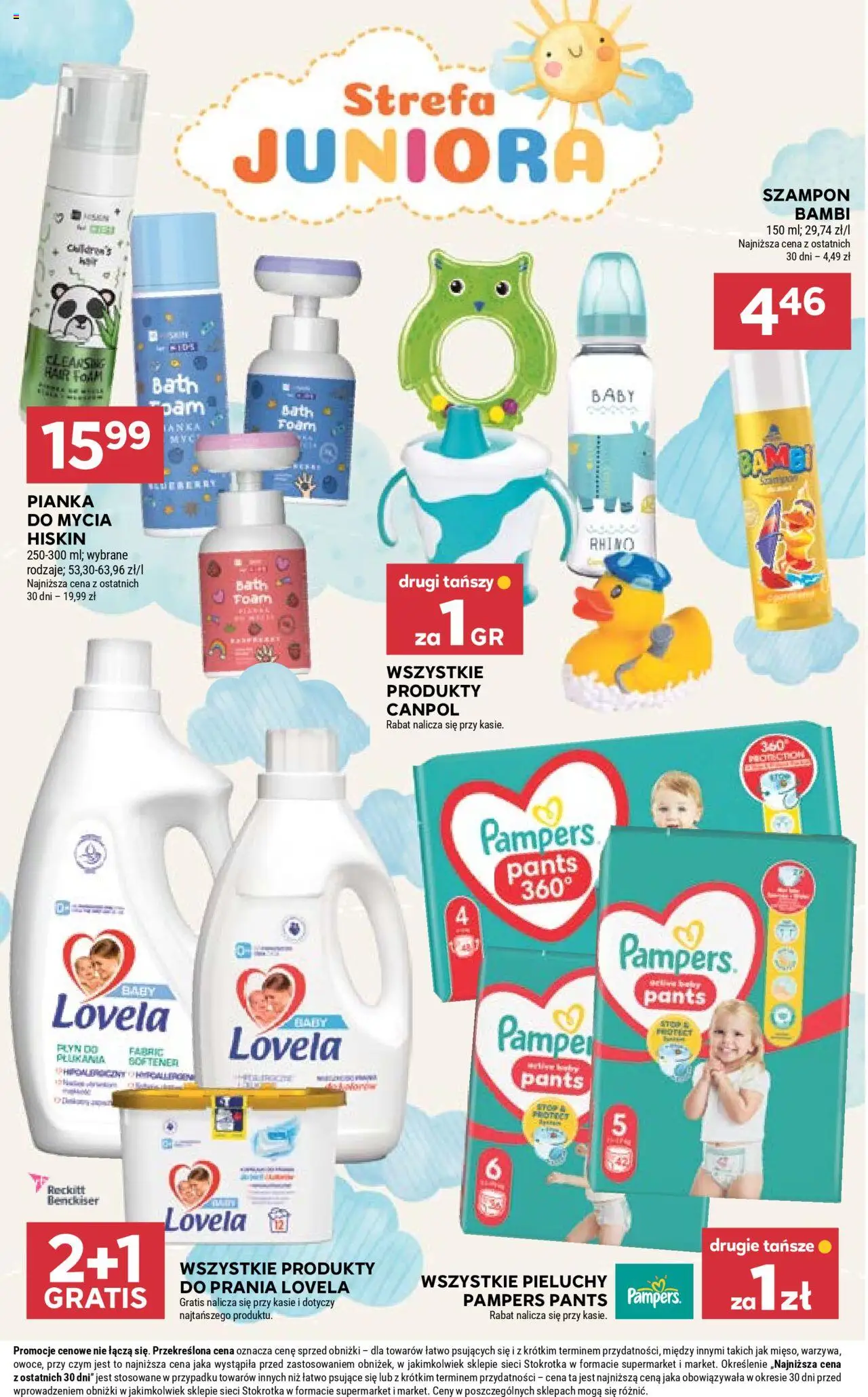 Stokrotka Gazetka od 04.09.2025 | Strona: 39 | Produkty: Stokrotka, Pampers, Szampon, Lovela
