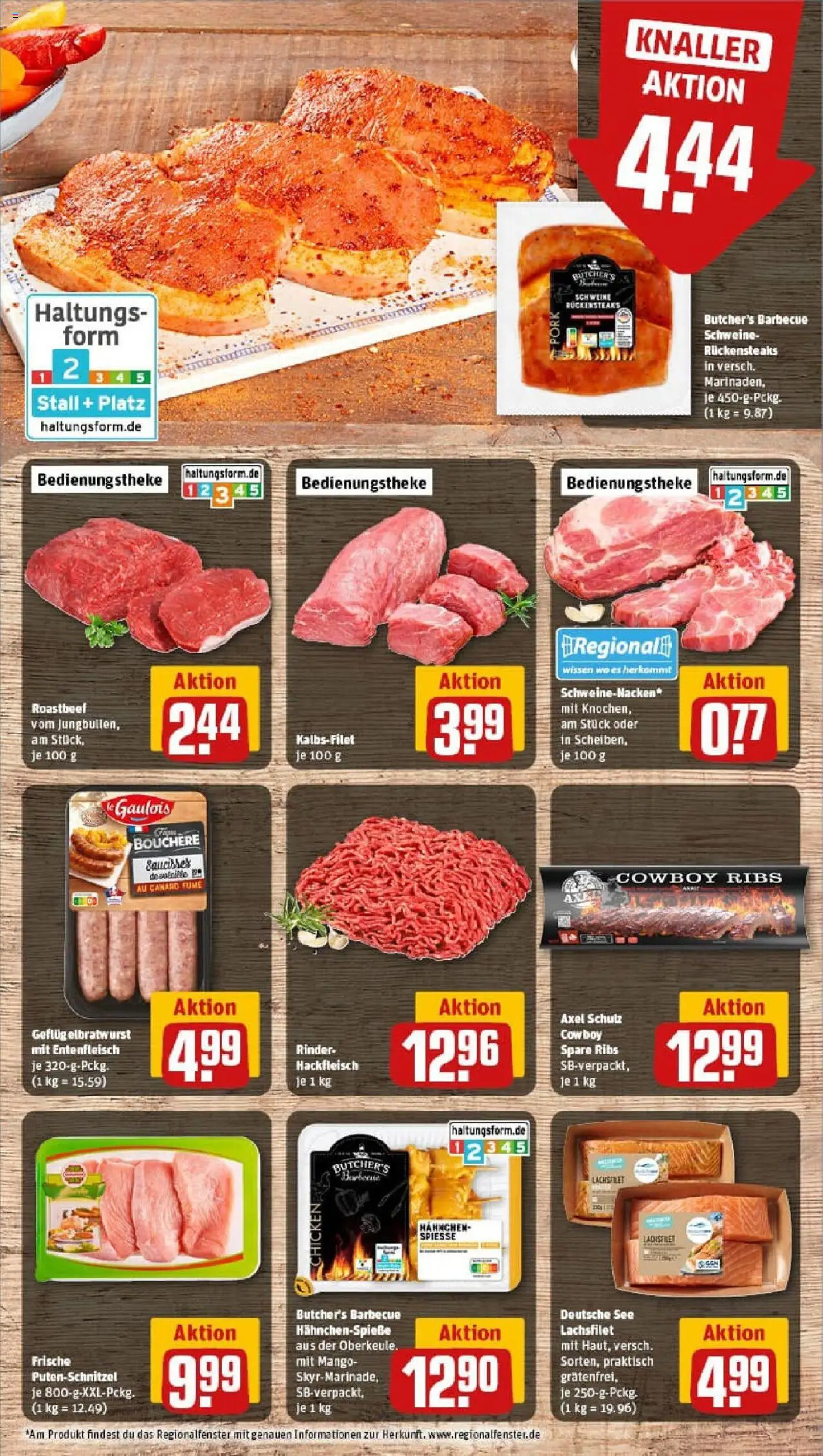 Rewe prospekt Bad Fallingbostel	 - gültig ab dem 29.06.2025 | Seite: 10 | Produkte: Spare ribs, Spieße, Roastbeef, Putenschnitzel