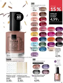 Katalog Avon - Pregled kataloga iz trgovine Avon, vrijedi od 29.12.2025 | Stranica: 39 | Proizvodi: Lak za nokte