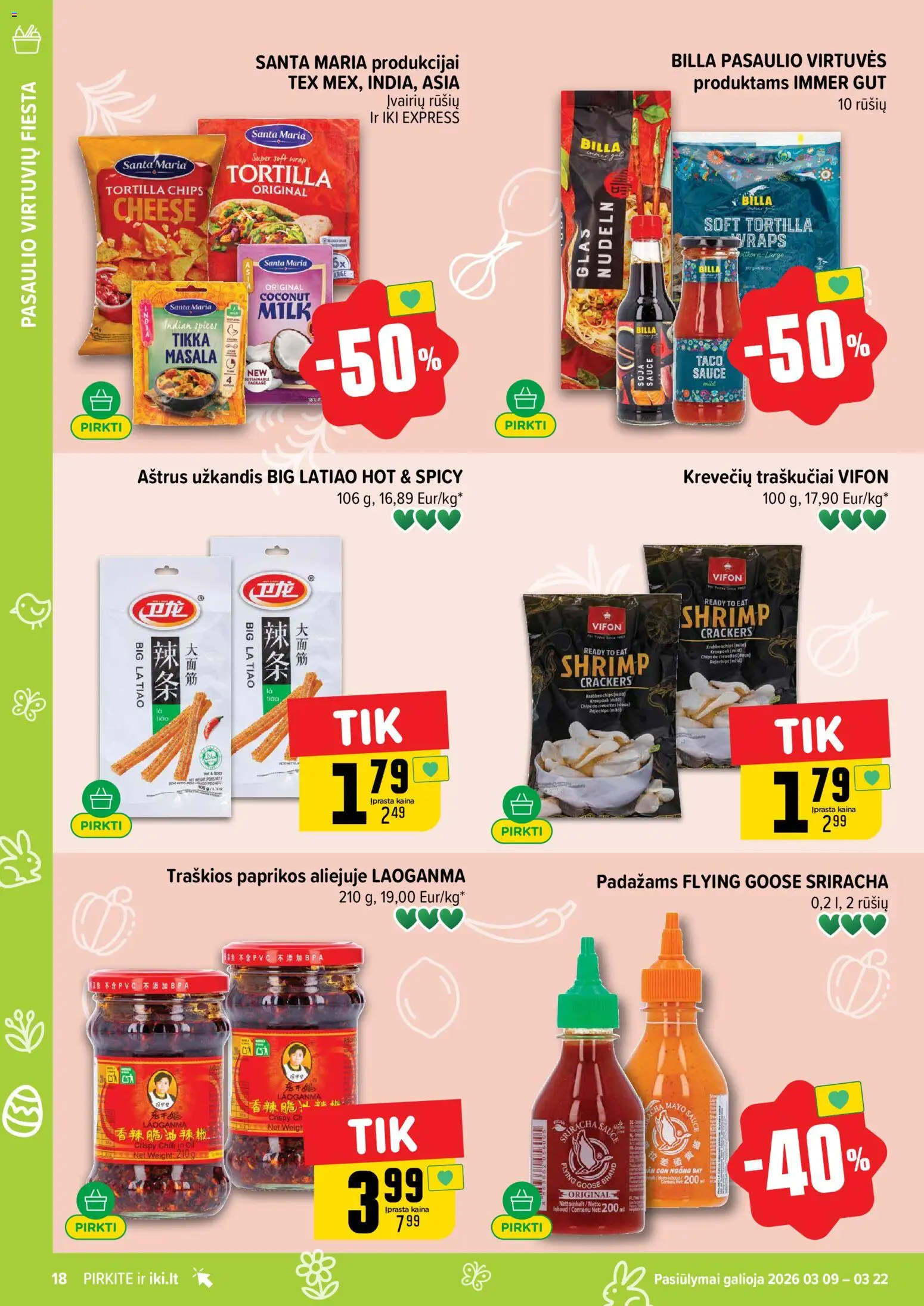 IKI akcijos nuo 16.03.2026 | Puslapis: 18 | Prekių: Traškučiai