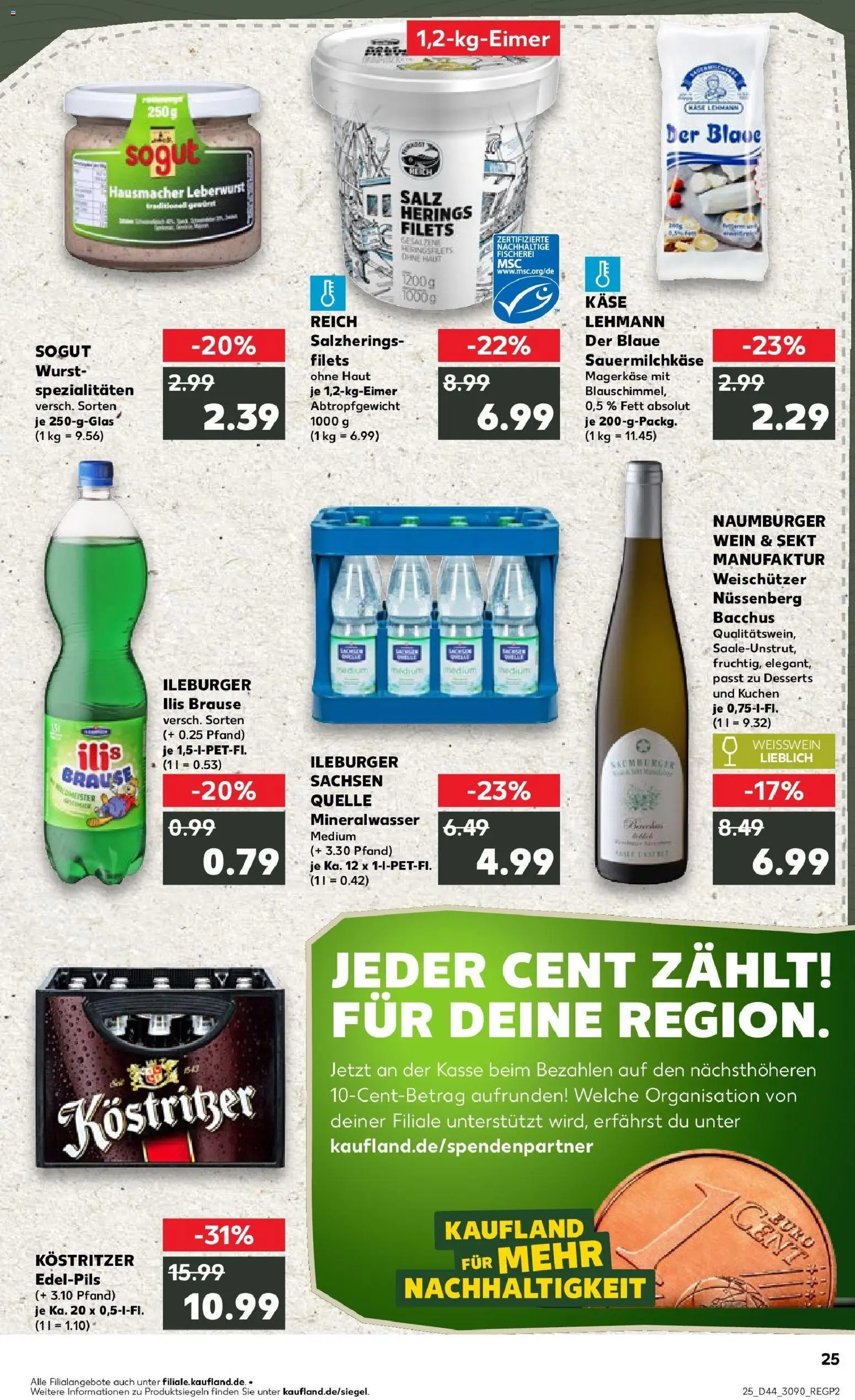 Kaufland prospekt Weißenfels	 – gültig ab 30.10.2025 | Seite: 25 | Produkte: Weißwein, Sekt, Wurst, Wein