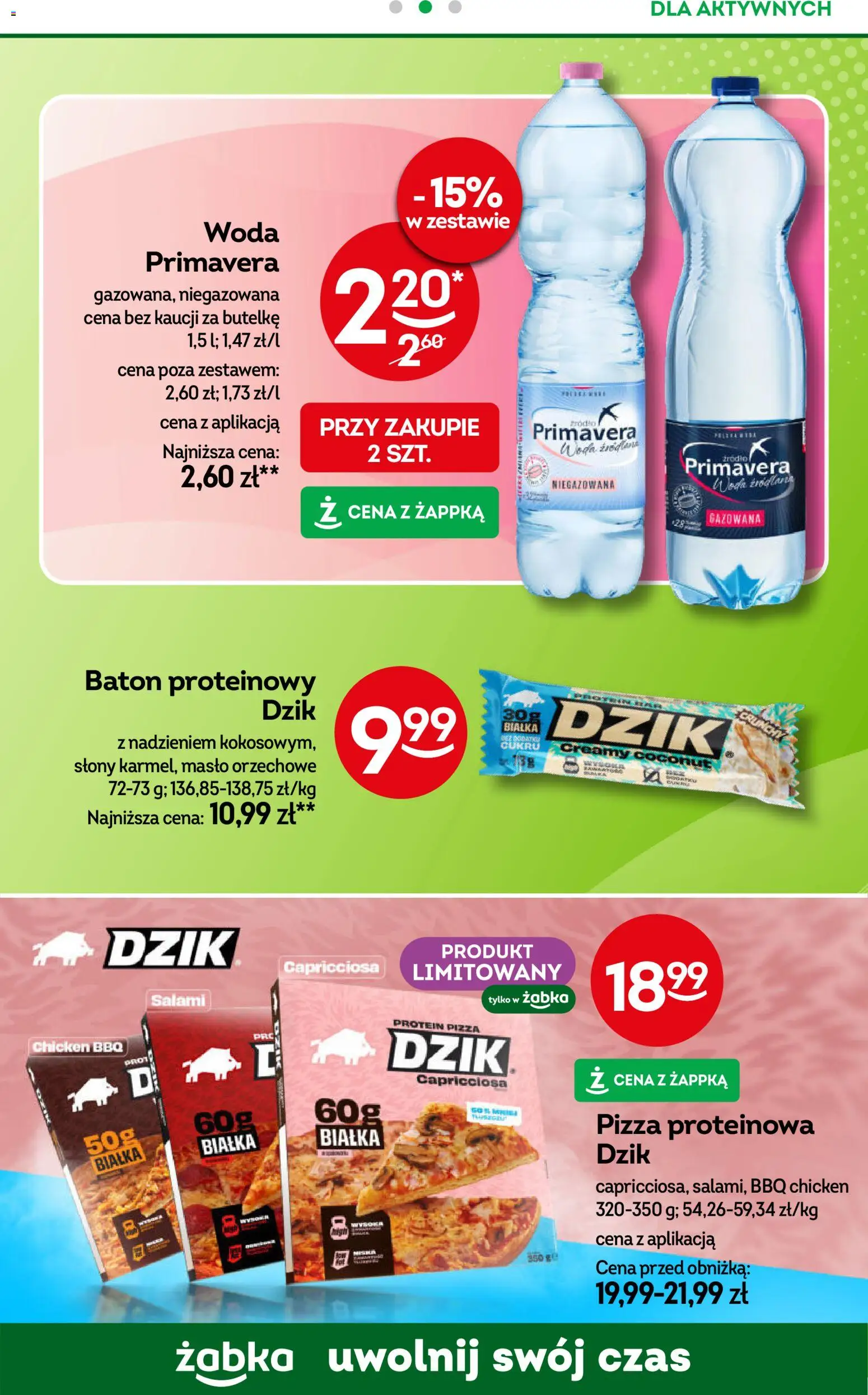 Żabka Gazetka od 11.02.2026 | Strona: 57 | Produkty: Baton, Salami, Pizza, Woda