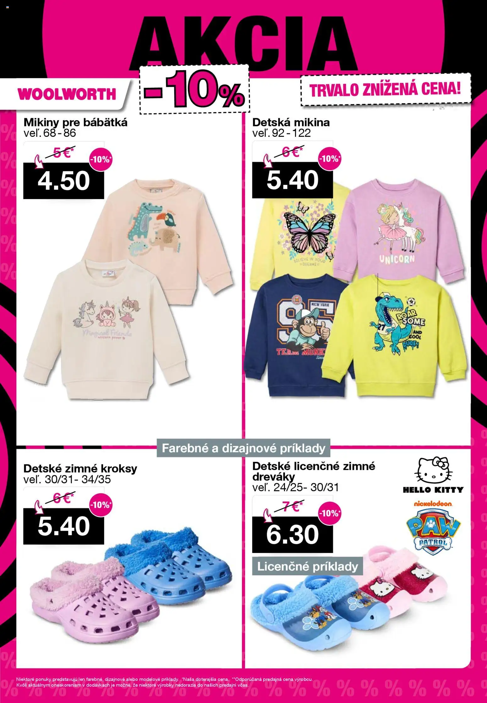 Nové Woolworth akcie – leták je platný od 14.11.2025 | Strana: 38 | Produkty: Mikina