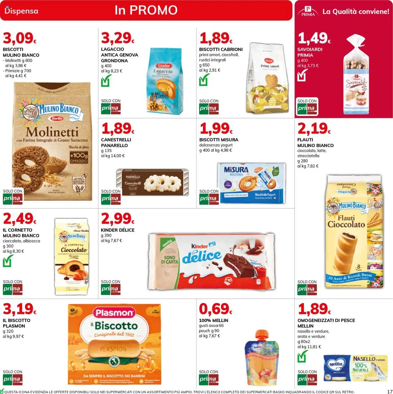 Volantino Basko del 14.10.2025 | Pagina: 17 | Prodotti: Orata, Farina, Forno, Rustici