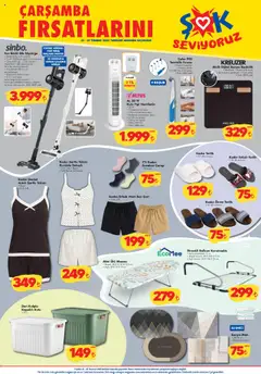 Şok Market Katalog - 23.07.2025 tarihinden itibaren geçerlidir | Sayfa: 5 | Ürünler: Kutu, Banyo, Mini ütü masası, Bağlayıcı