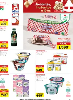 Spar akciós újság - amely érvényes a következő dátumtól: 09.04.2026 | Oldal: 11 | Termékek: Tejberizs, Tej, Vegán, Túró