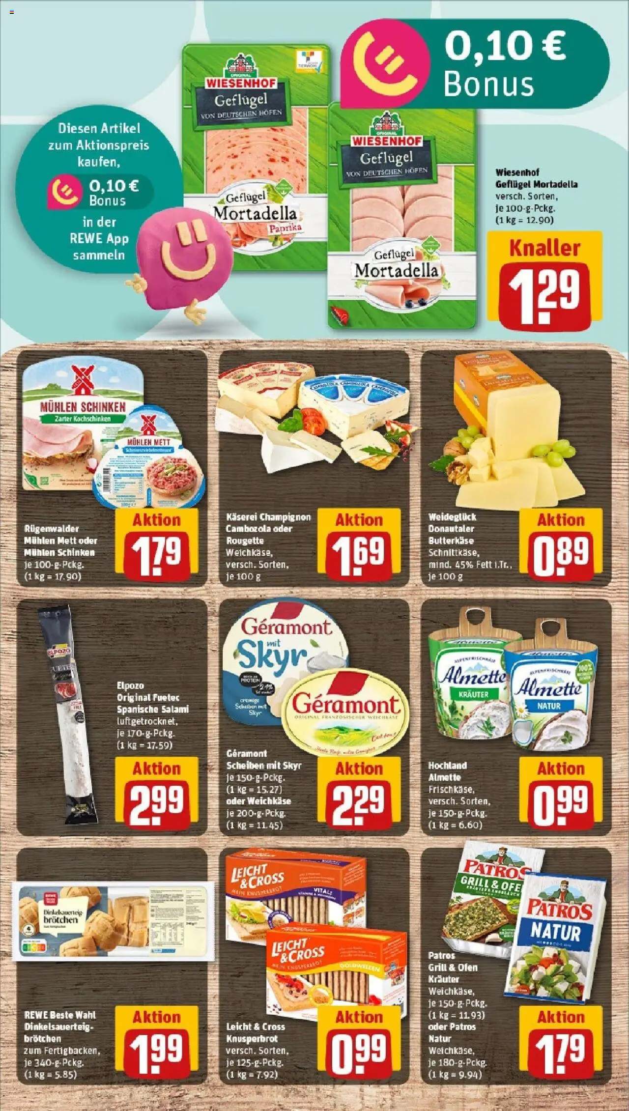 Rewe - Rewe: Wochenangebote - gültig ab dem 18.05.2025 | Seite: 9 | Produkte: Ofen, Grill, Almette, Salami