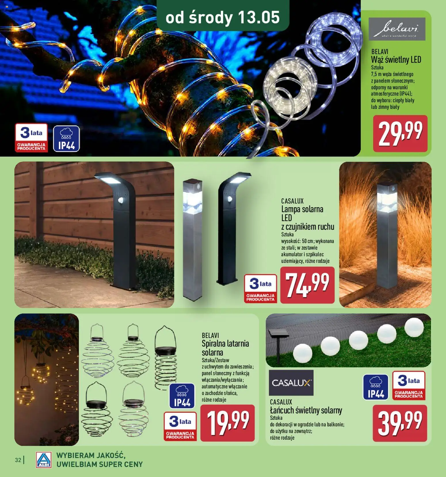 Aldi Polsko katalog od 25.02.2026 | Strana: 32 | Produkty: Lampa, LED
