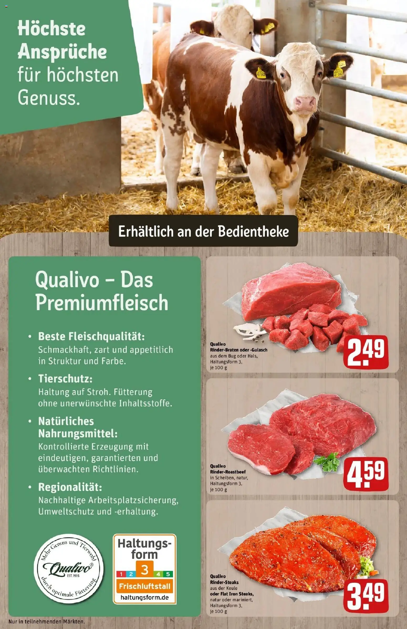 Rewe Prospekt Stuttgart/Weilimdorf	 – gültig ab 30.03.2026 | Seite: 14 | Produkte: Rinderbraten, Gulasch