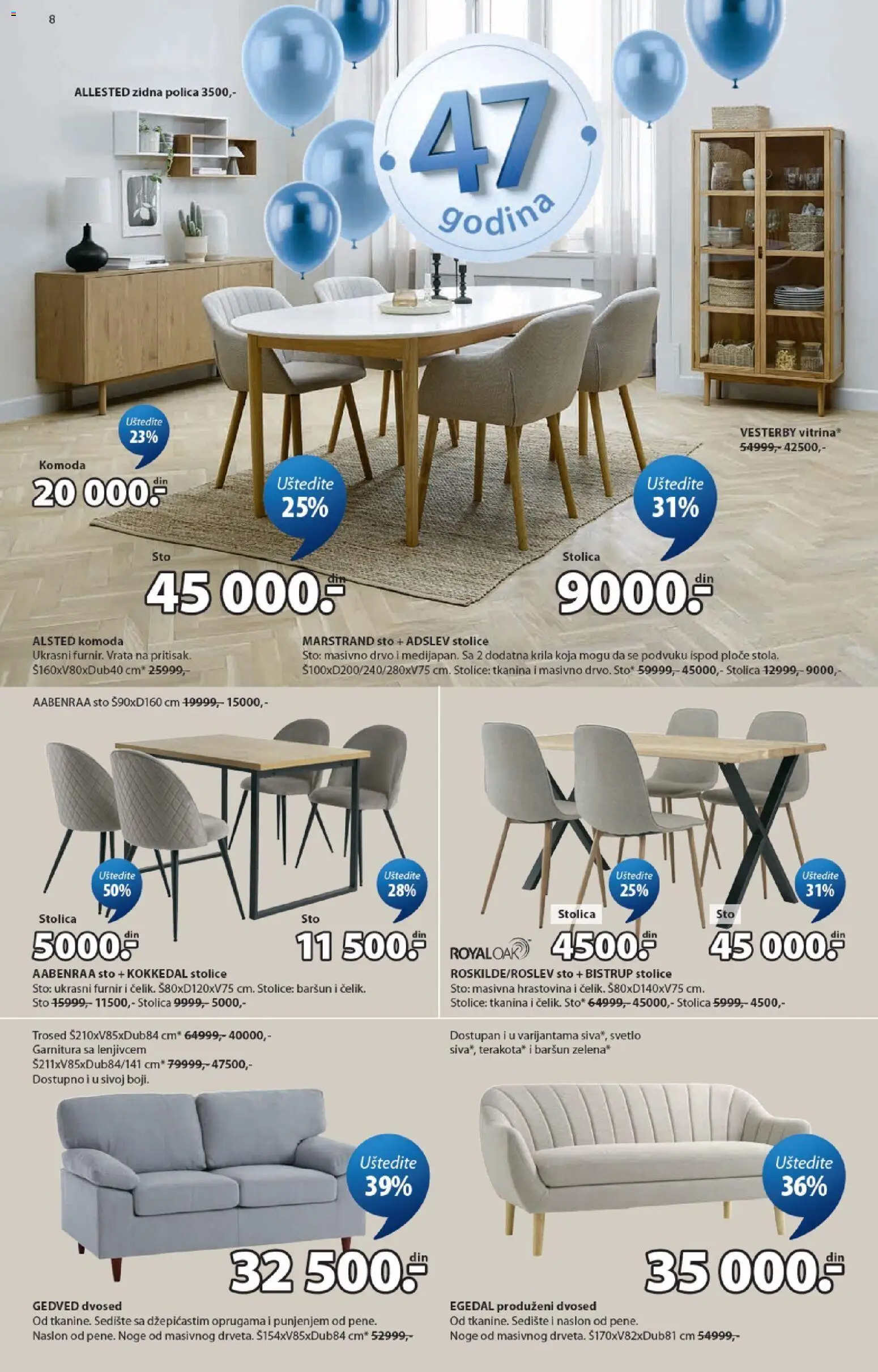 Jysk katalog - važi od 22.04.2026 | Strana: 8