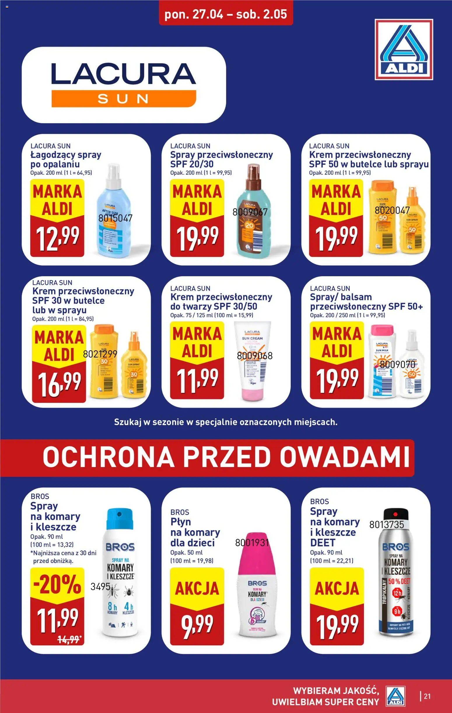 Aldi gazetka od 27.04.2026 | Strona: 21 | Produkty: Krem