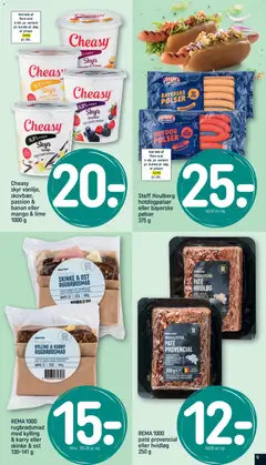 REMA 1000 rugbrødsmad med kylling & karry eller skinke & ost, REMA 1000 rye bread sandwich with chicken & curry or ham & cheese, 130-141 g gyldig fra 31.01.2026 | Side: 9