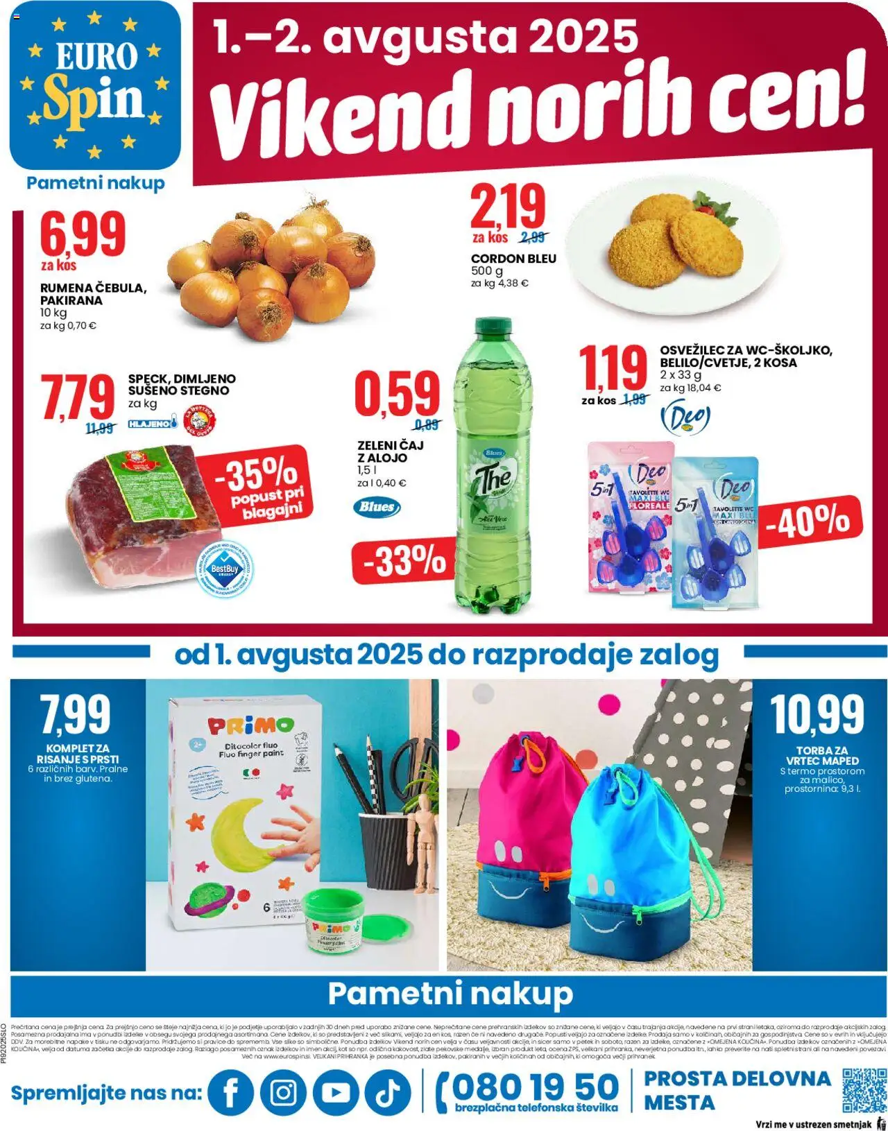 Eurospin - Velenje │ velja od 31.07.2025 | Stran: 16 | Izdelki: Torba, Kos, Caj