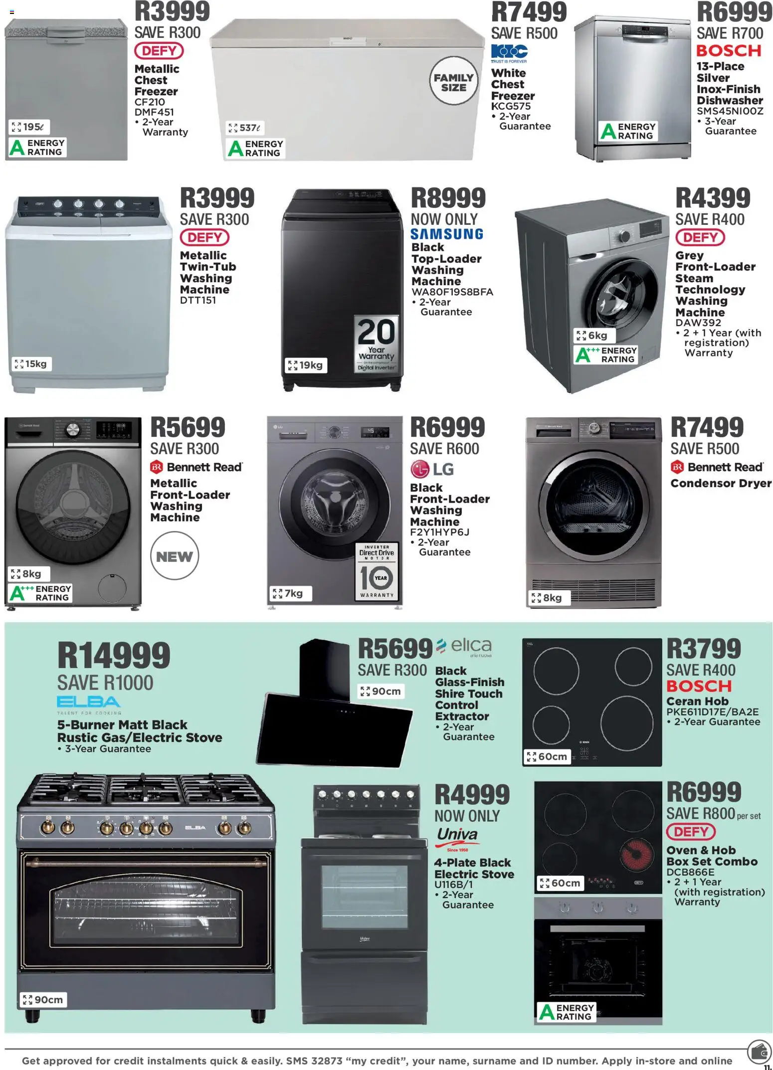 New House and Home catalogue – valid from 26.01.2026 | Page: 11 | Products: Washing machine, Hob, Dishwasher, Chest freezer