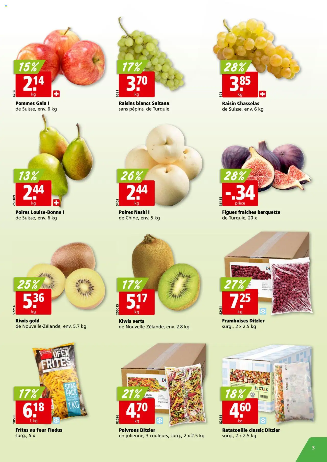 Aligro Aktionen Chavannes, Matran, Genève, Sion – gültig ab 15.09.2025 | Seite: 3 | Produkte: Ofen