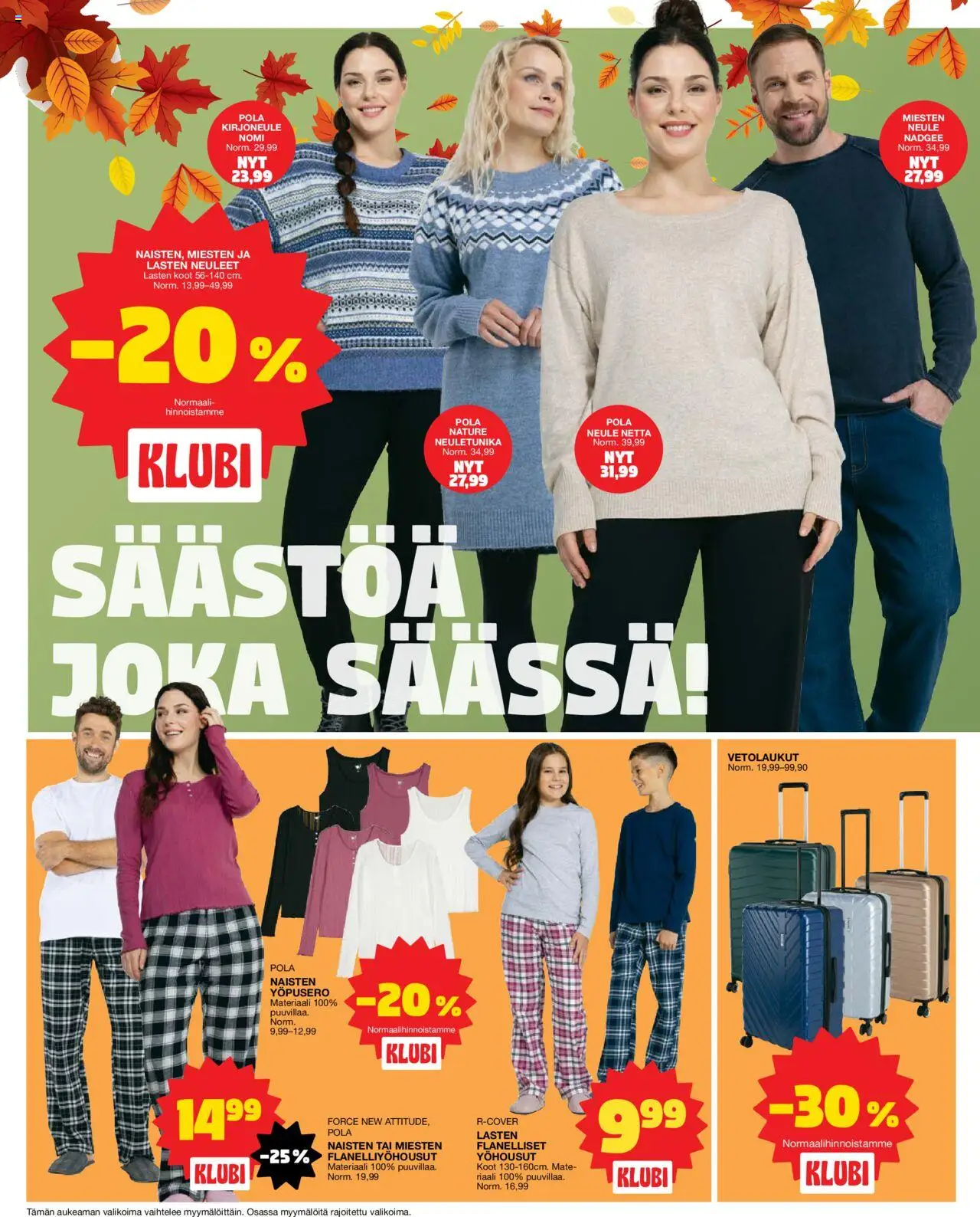 Tokmanni tarjoukset – voimassa 06.10.2025 alkaen | Sivu: 4 | Tuotteet: Pyjama, Neule