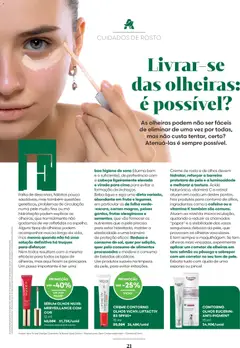 Pré-visualização Auchan - Beleza - Especial Capilares válido de 01.02.2026 | Página: 21 | Produtos: Corretor de olheiras, Corretor, Salmão, Sérum