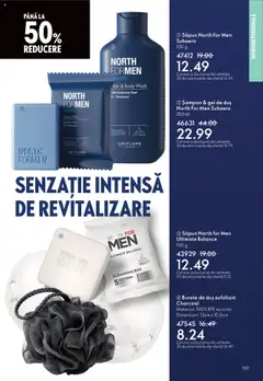 Ofertele Oriflame valabile de la 12.11.2025 | Pagină: 159 | Produse: Duș, Burete, Șampon, Gel de duș