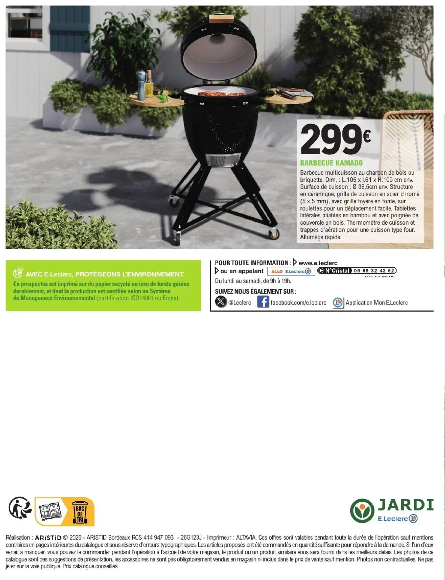 {H1} | Page: 16 | Produits: Charbon De Bois, Barbecue, Thermomètre, Grille de cuisson