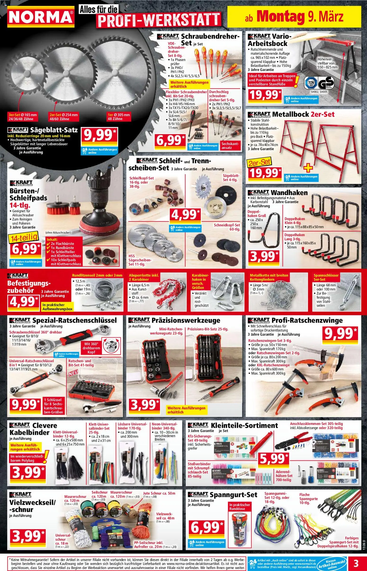 Norma Prospekt 	 – gültig ab 09.03.2026 | Seite: 3 | Produkte: Akkuschrauber