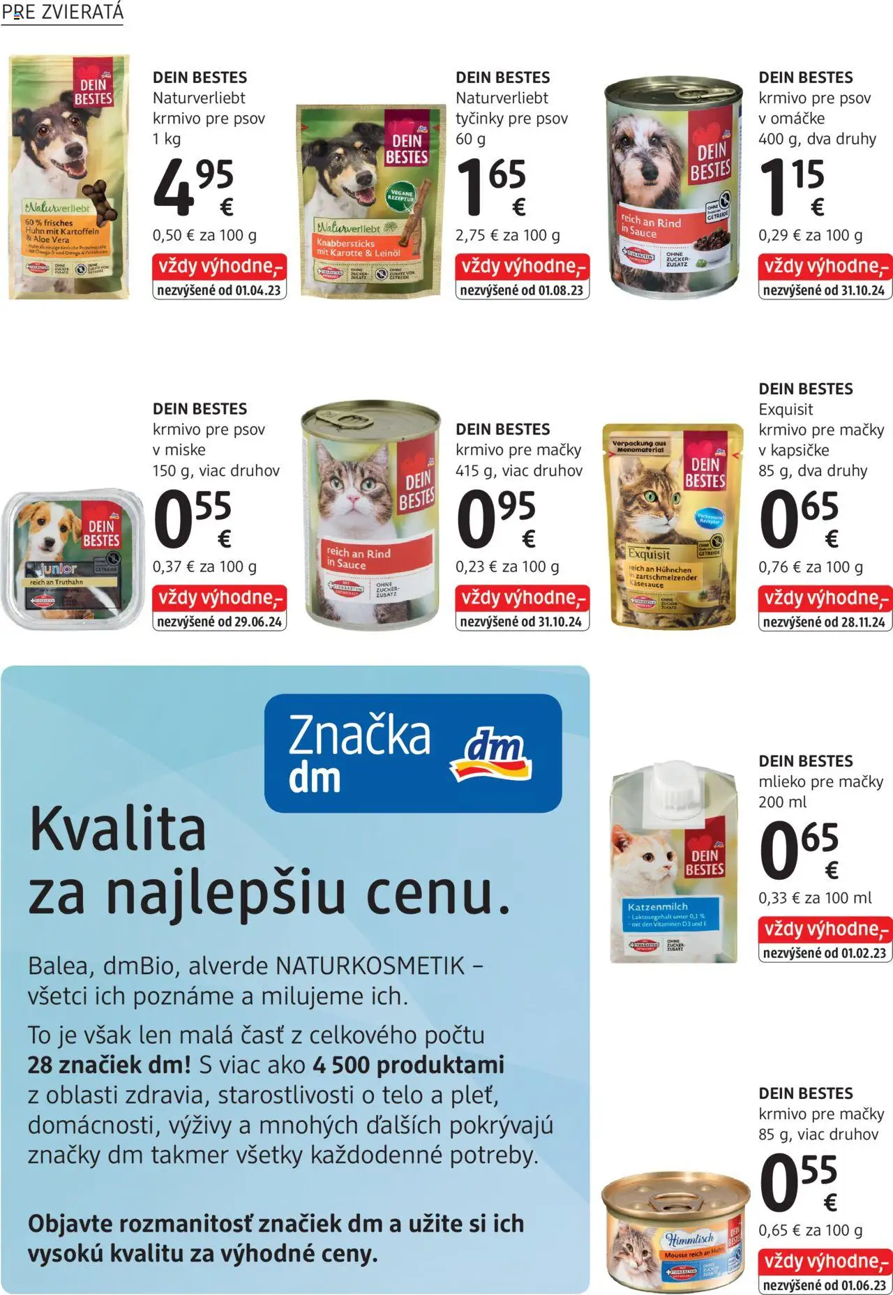 dm drogerie Journal September 2025 │ platný od 01.09.2025 | Strana: 28 | Produkty: Mlieko