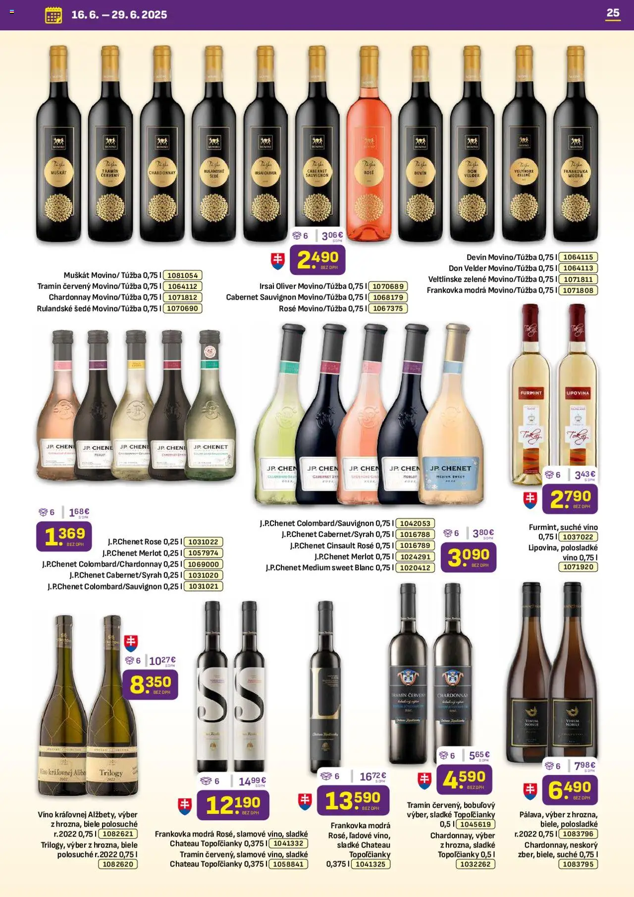 Libex leták │ platný od 16.06.2025 | Strana: 25 | Produkty: Syr, Víno