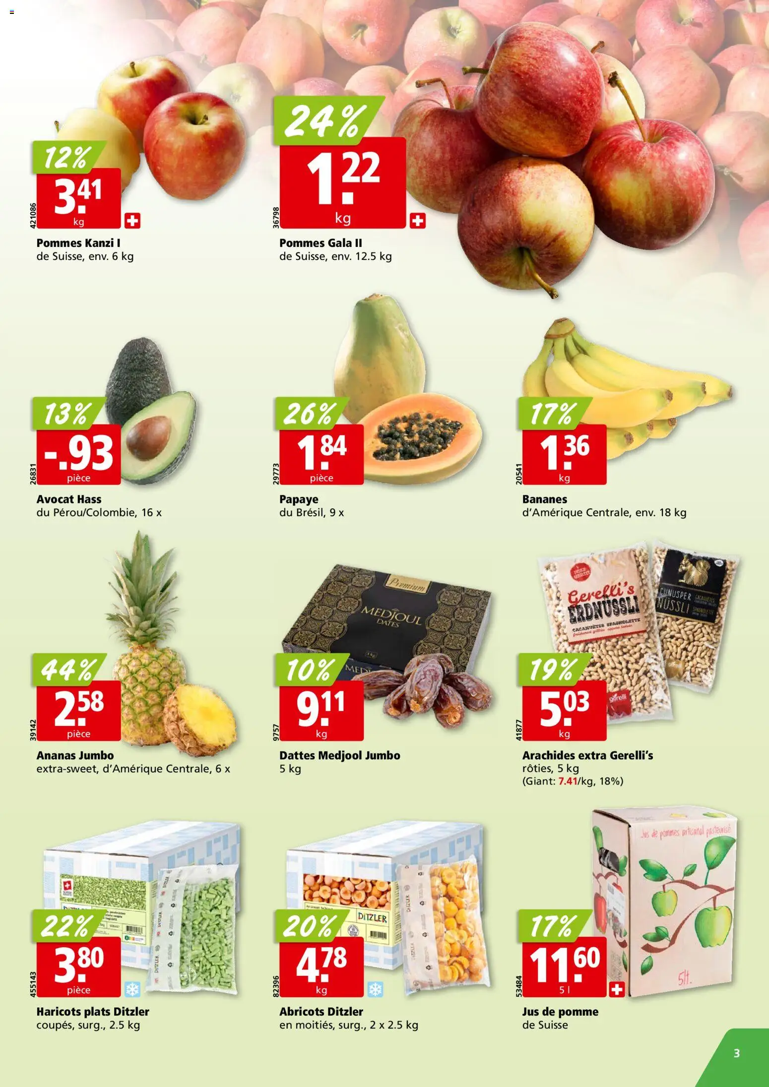 Aligro Aktionen Chavannes, Matran, Genève, Sion – gültig ab 10.11.2025 | Seite: 3 | Produkte: Tee, Ananas