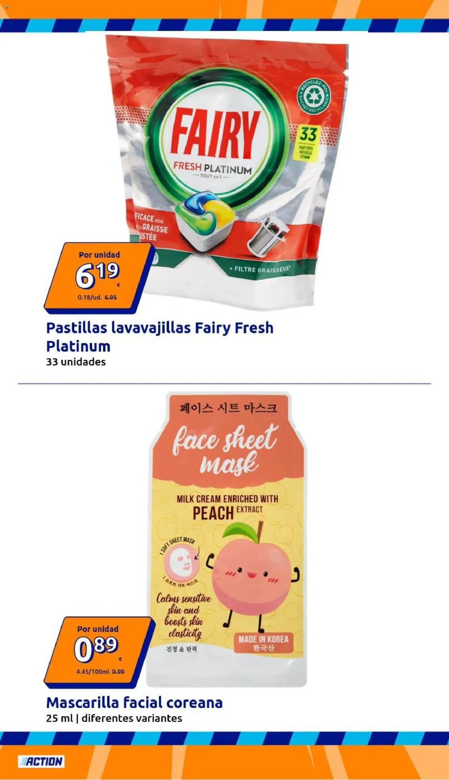 Action folleto │ válido desde el 29.04.2026 | Página: 9 | Productos: Mascarilla facial, Pastillas lavavajillas, Lavavajillas