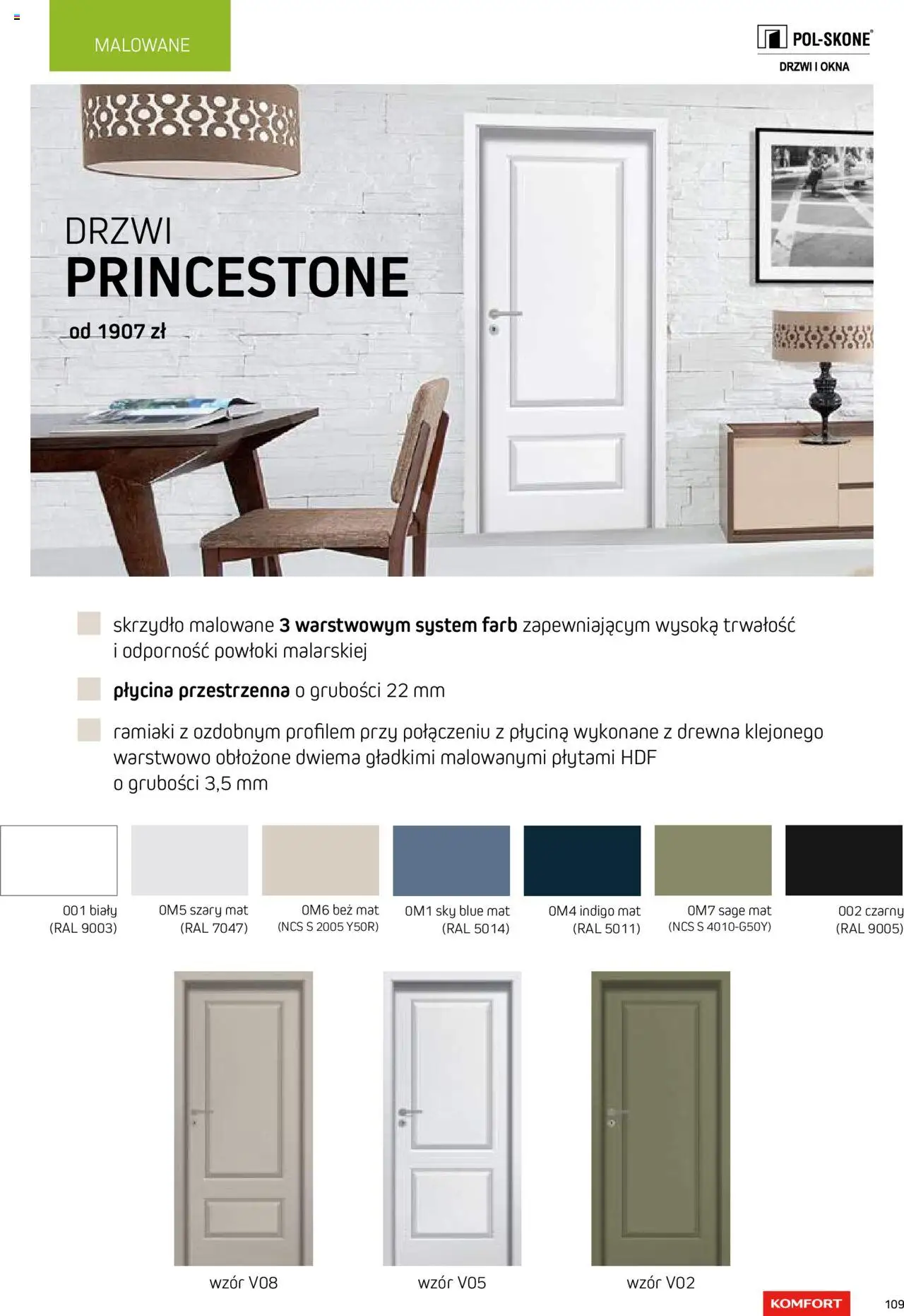 Komfort Gazetka - Katalog Podłogi I Drzwi od 26.06.2024 | Strona: 109