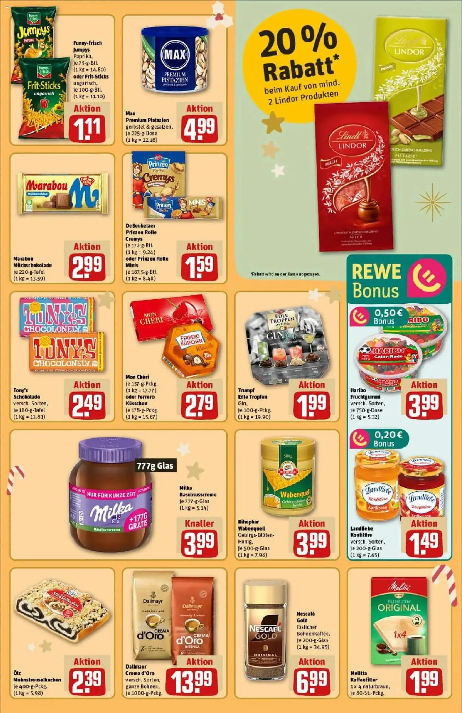 Rewe prospekt Dortmund	 – gültig ab 07.12.2025 | Seite: 21 | Produkte: Melitta, Nescafe, Haribo, Milch