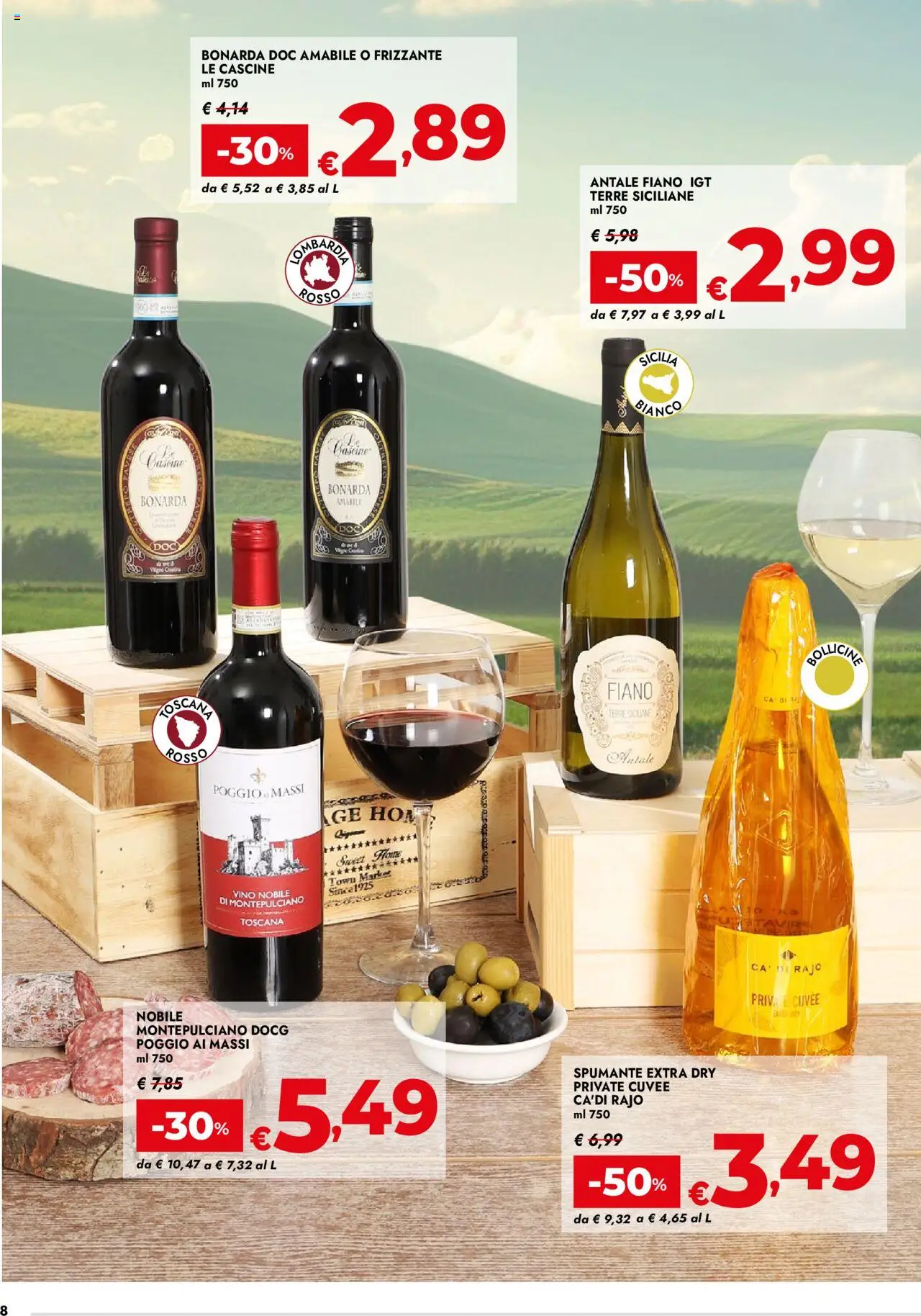 Volantino bennet del 07.08.2025 | Pagina: 8 | Prodotti: Vino, Spumante