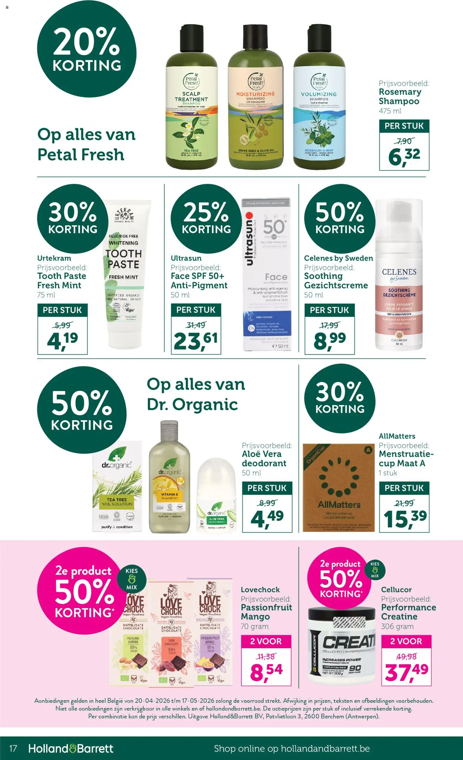 Nieuwe » Holland & Barrett folder van 27/04/2026 🤩  « is er! Ontdek geweldige aanbiedingen en bespaar. | België