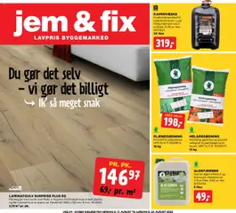 Eksempel på tilbudsavis Jem & fix - Tilbudsavis fra butik Jem & fix gyldig fra 17.08.2025