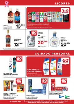 Vista previa Hipercor catálogo válido desde el 09.10.2025 | Página: 21 | Productos: Ginebra, Vodka, Πρίζες, Whisky