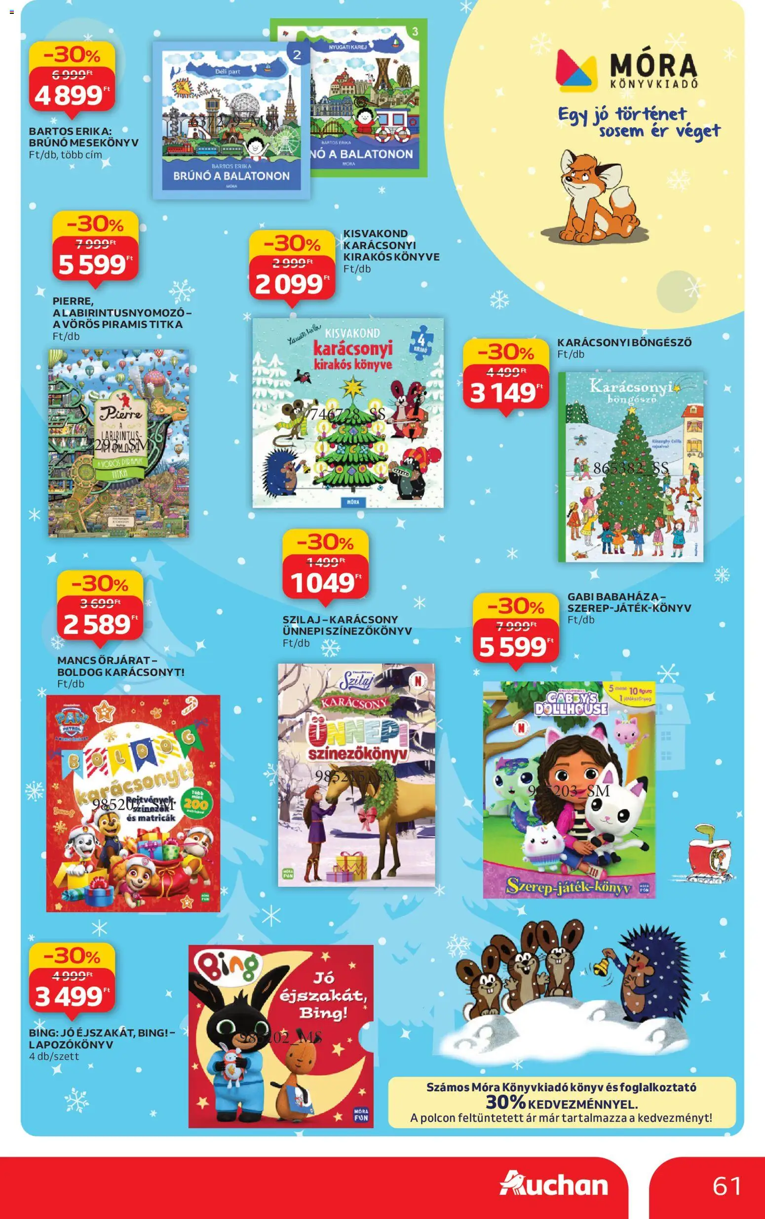 Auchan akciós ujság - amely érvényes a következő dátumtól: 04.12.2025 | Oldal: 61