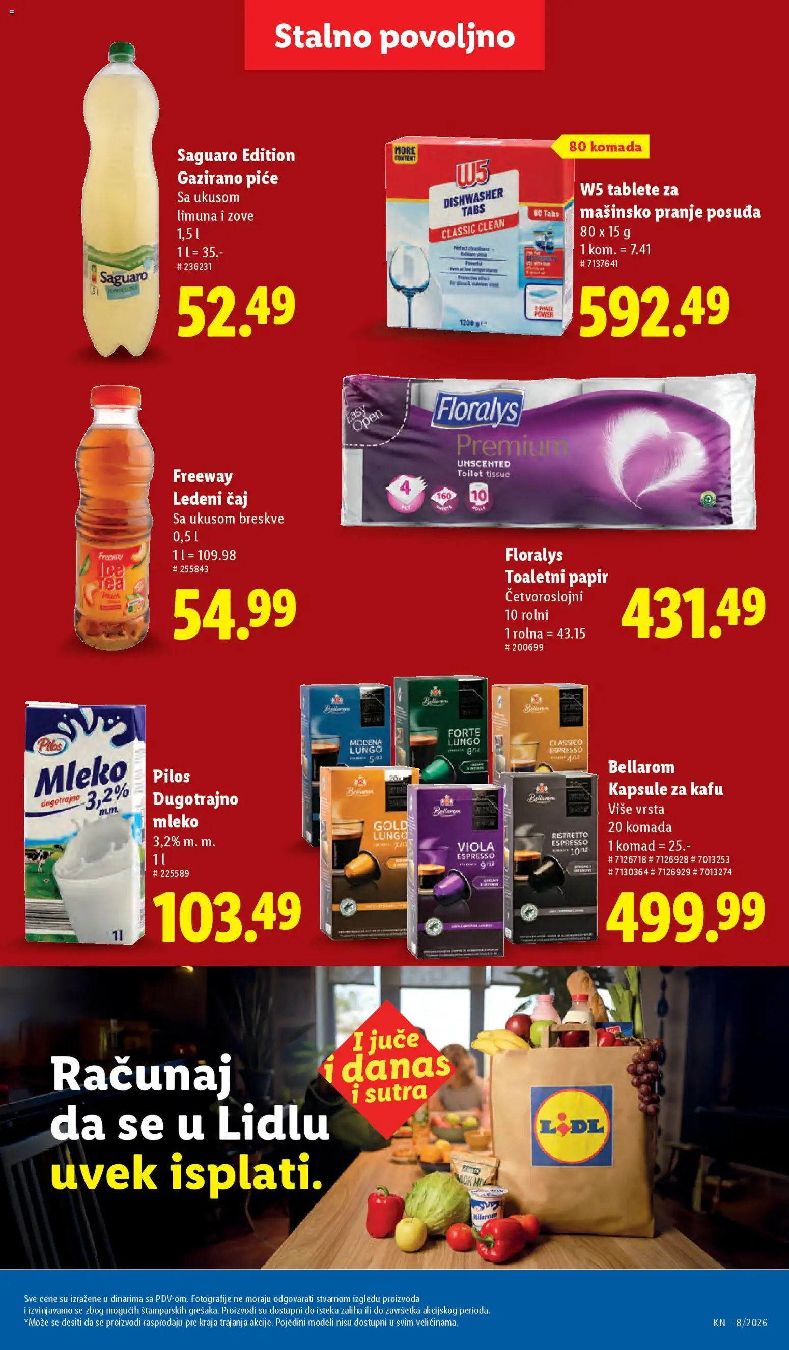 Lidl katalog - važi od 19.02.2026 | Strana: 37 | Proizvode: Kapsule, Kapsule za kafu, Dugotrajno mleko, Čaj