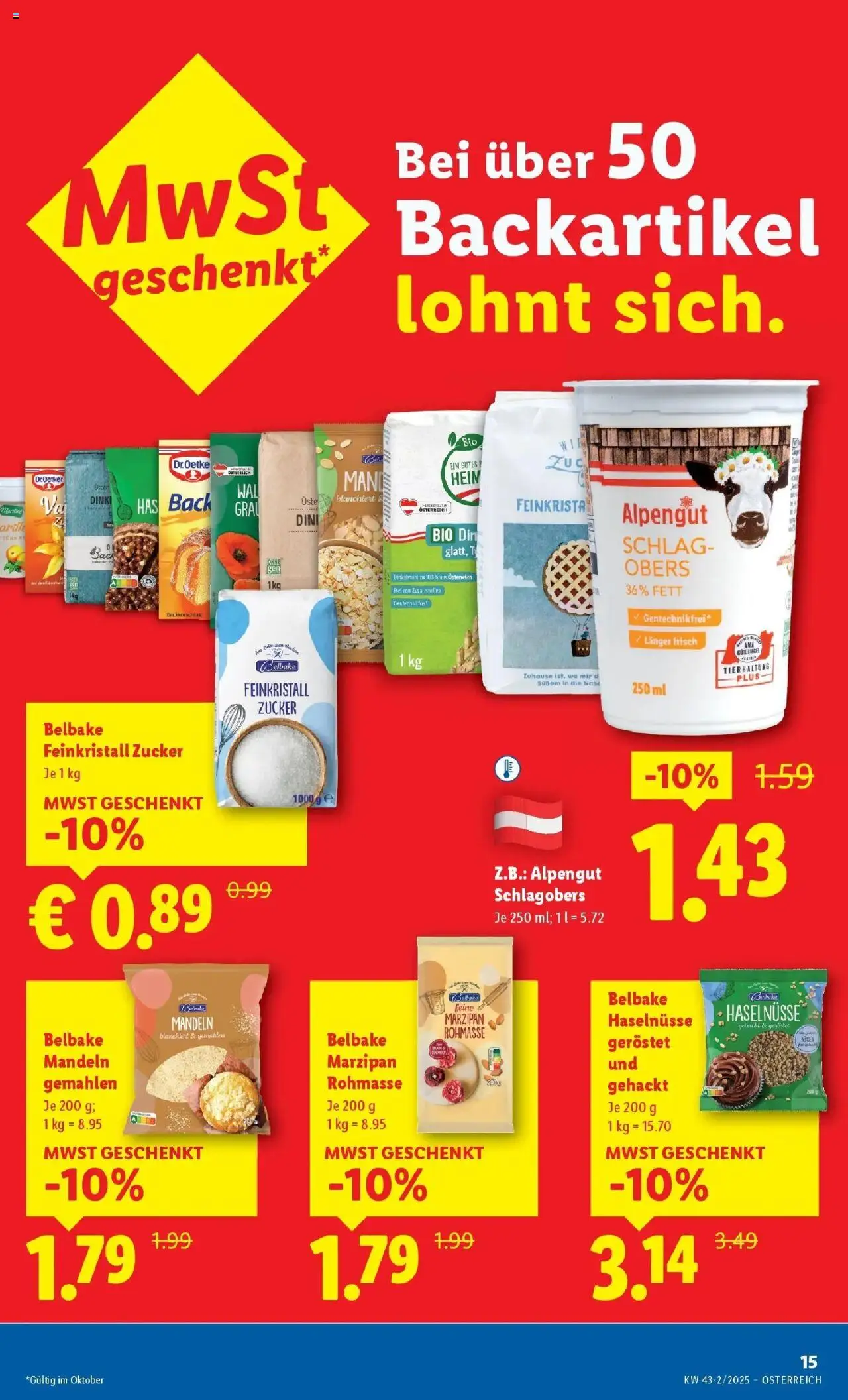 Lidl Flugblatt - Fohnsdorf, Neunkirchen, Graz ab 23.10.2025 - Angebote ab donnerstag | Seite: 19 | Produkte: Zucker