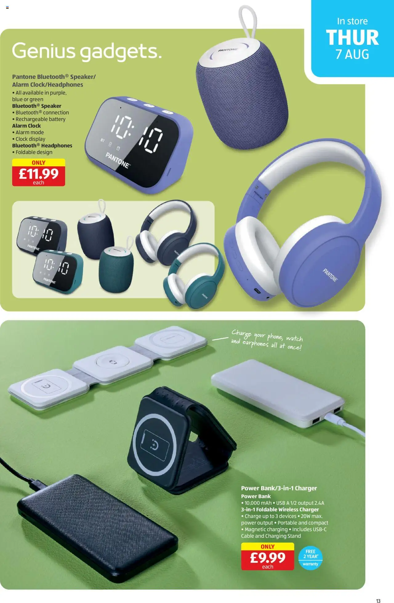  | Page: 13 | Products: Watch, Alarm clock, Cable, USB