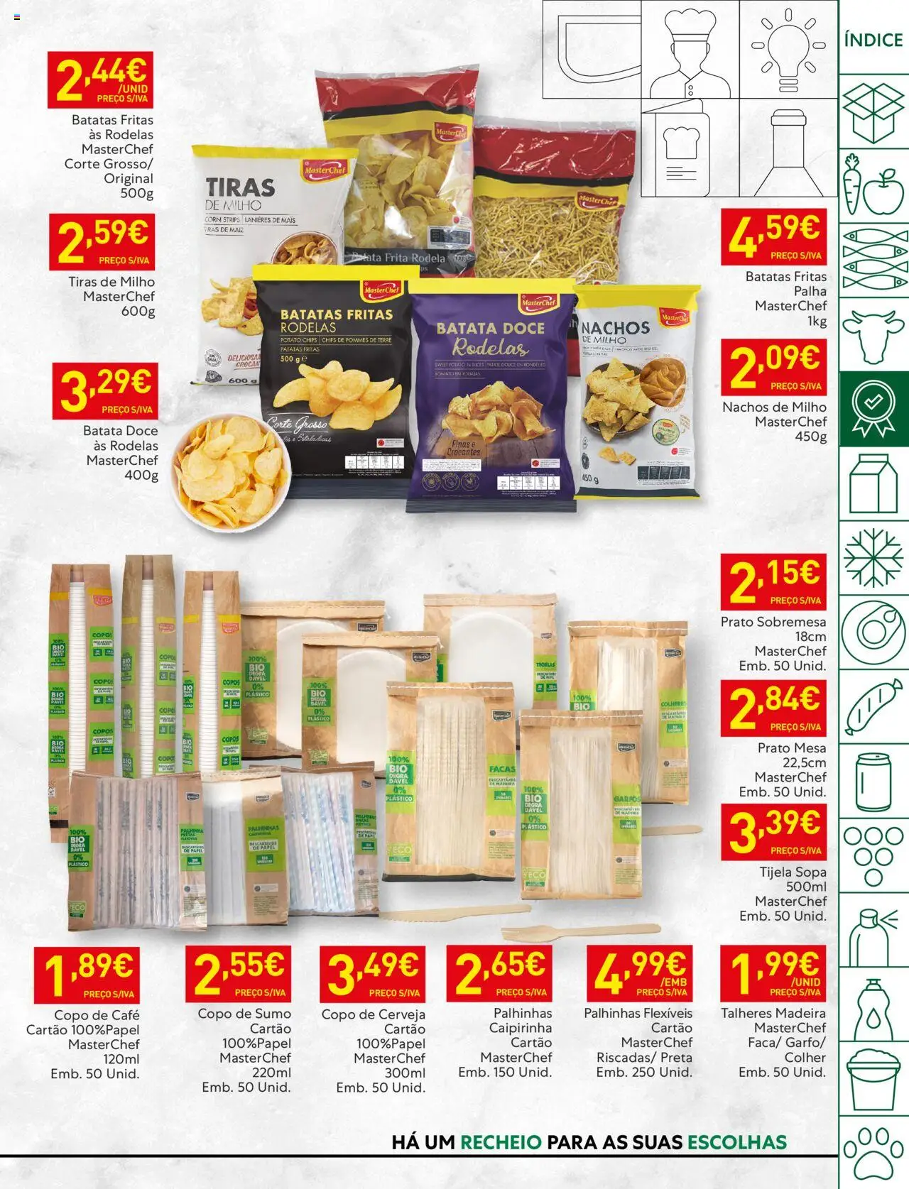 Recheio folheto │ válido de 22.07.2025 | Página: 17 | Produtos: Batata, Talheres, Sopa, Cerveja