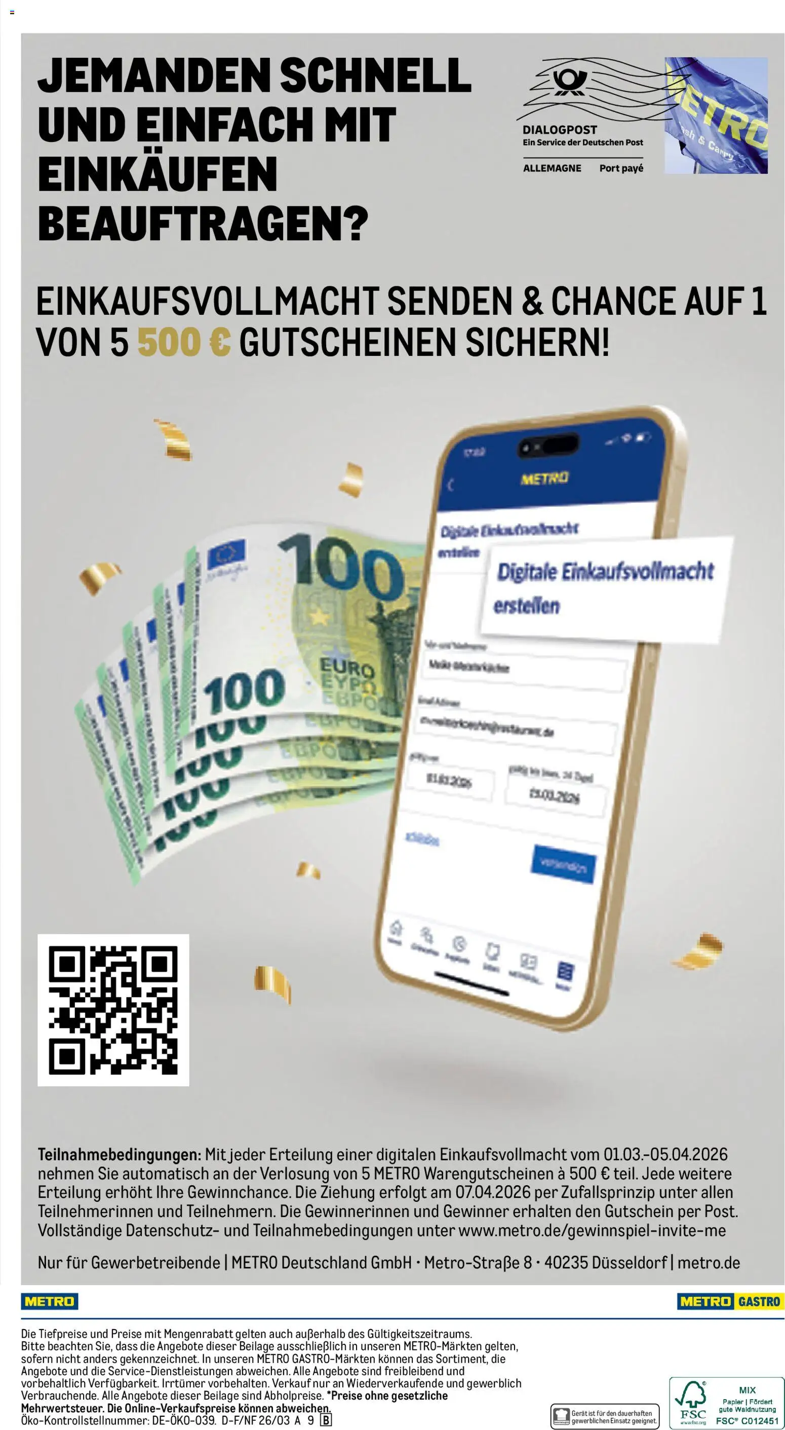 Metro Monats-Menü – gültig ab 01.03.2026 | Seite: 43