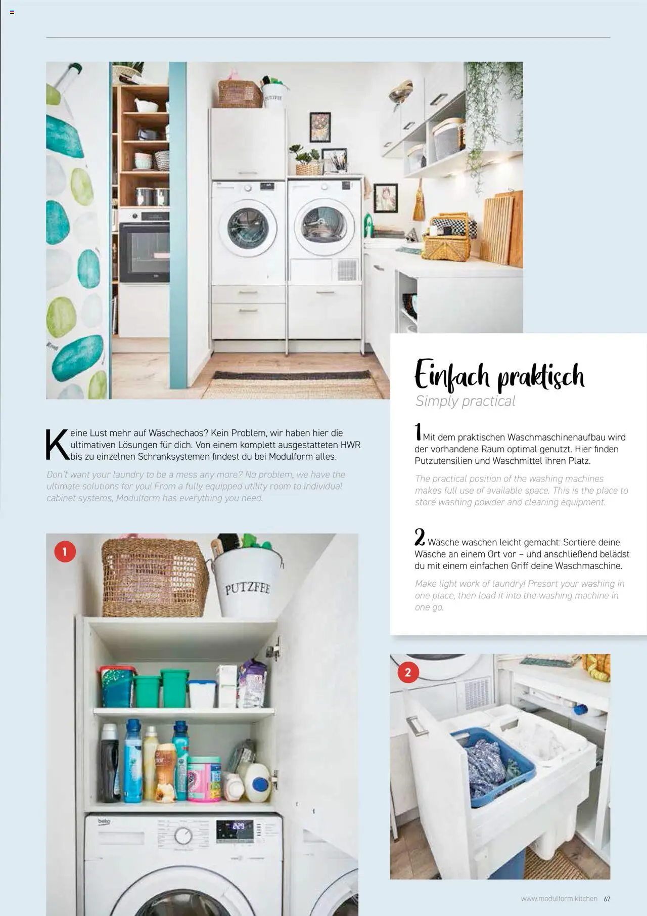 Ostermann Modulform Küchenprospekt  – gültig ab 26.05.2025 | Seite: 67 | Produkte: Waschmittel